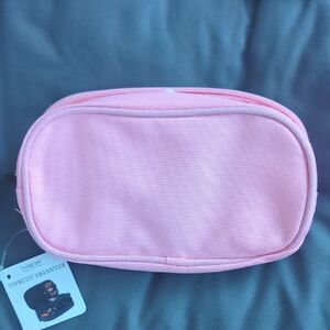 Pink Cosmetic Organizer Bag w/Beauty Bundle New